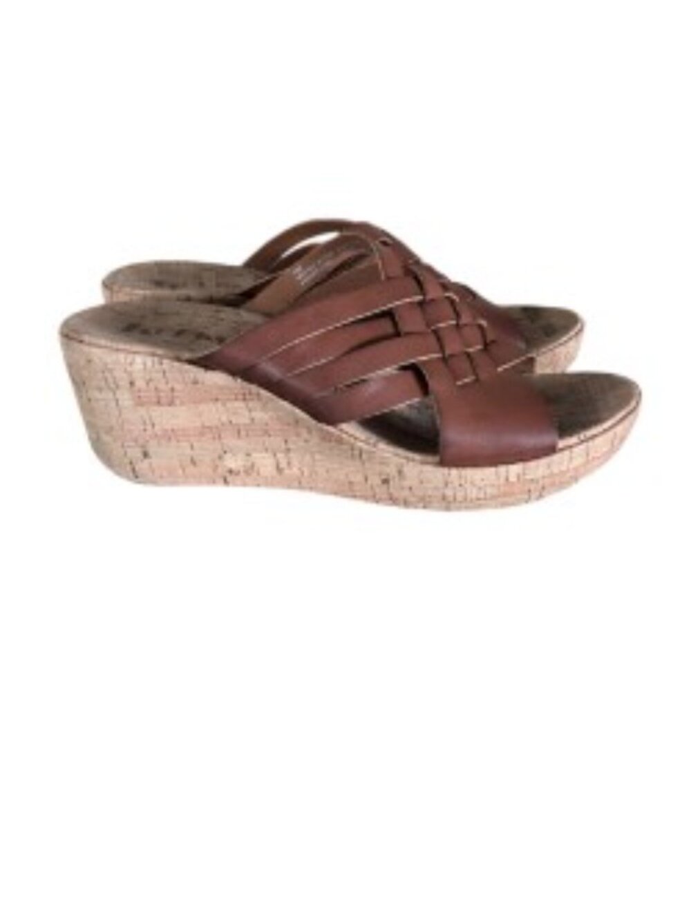 Kork-Ease Brown Woven Wedge Sandal 11